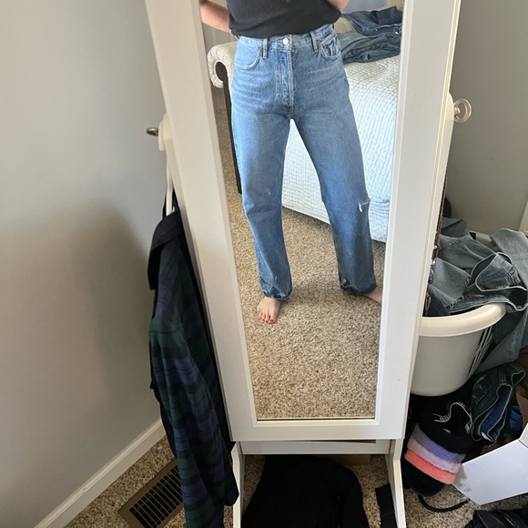 90s pinch waist agolde jeans - Picture 2 of 10